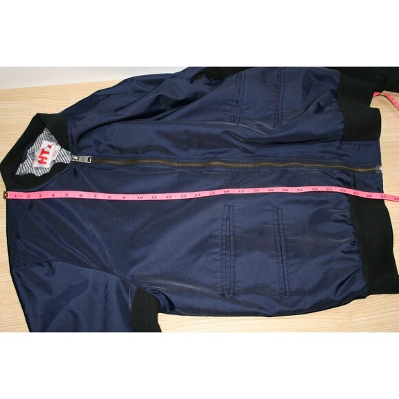 NFL Patriots Super Bowl LI Bomber Jacket Men Size M Official Football Coach - Picture 5 of 8